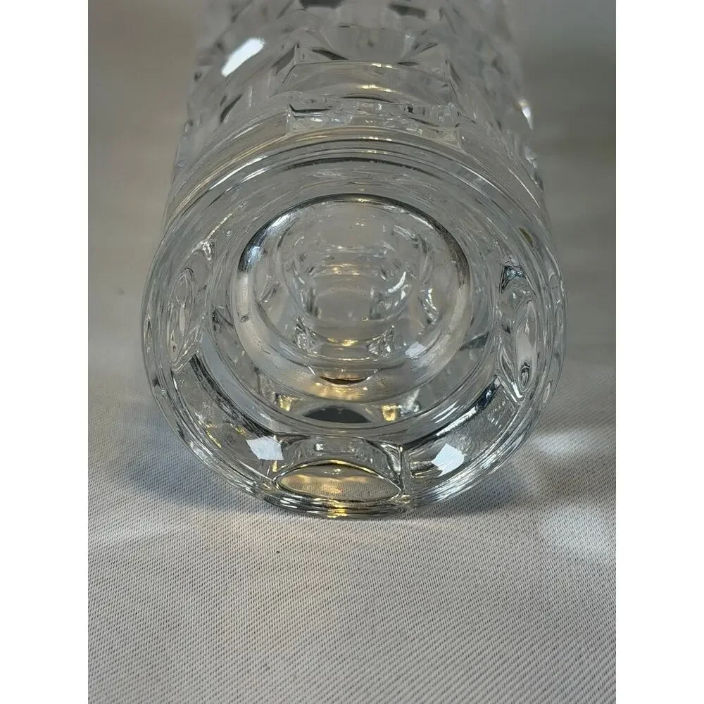 Vintage MCM Jacques-Georges Durand Luminarc Crystal Vase Cubist